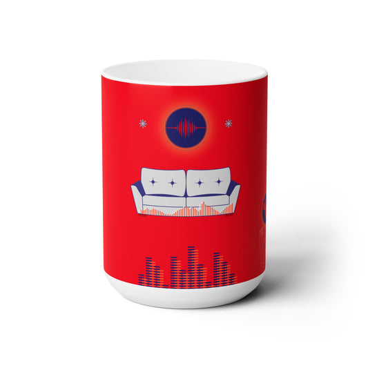 couch groove - mug (in red, white and blue)