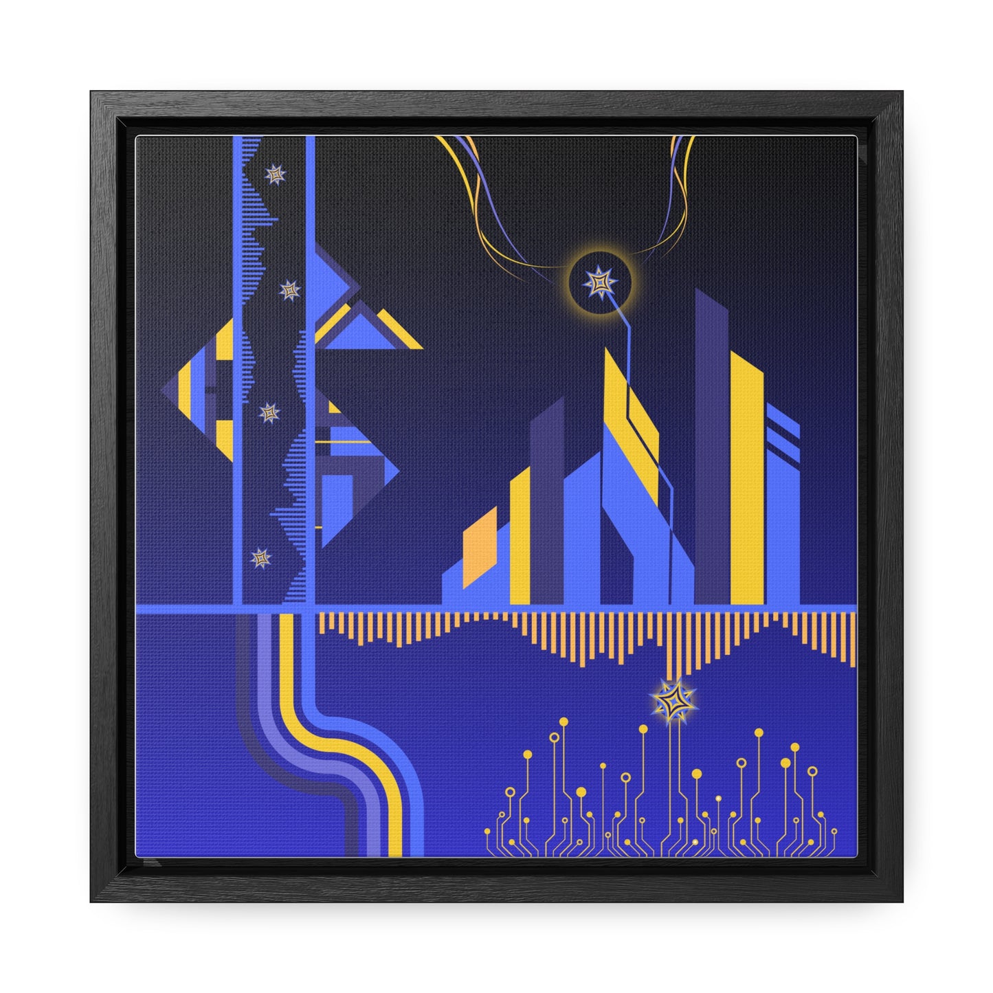 come to the city (framed art print)