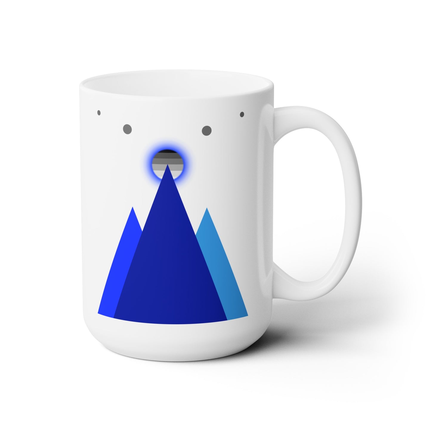 "mountains of the moon" mug (in purples and blues)