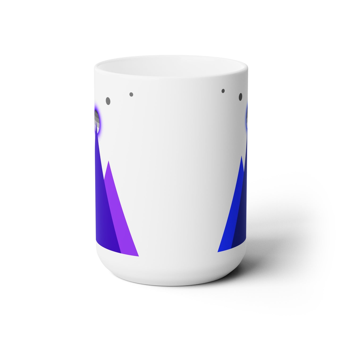 "mountains of the moon" mug (in purples and blues)